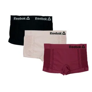 Reebok Women's Seamless Boyshort Panties w/ Mesh Sides 3-Pack