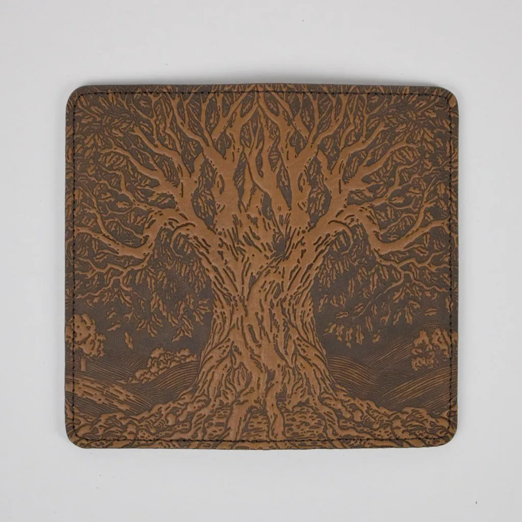 SECOND, Tree of Life Checkbook Cover in Saddle