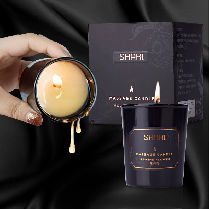 Shaki 60g Luxury Therapeutic Massage Wax Candle - Ideal For Relaxation and Skin Care