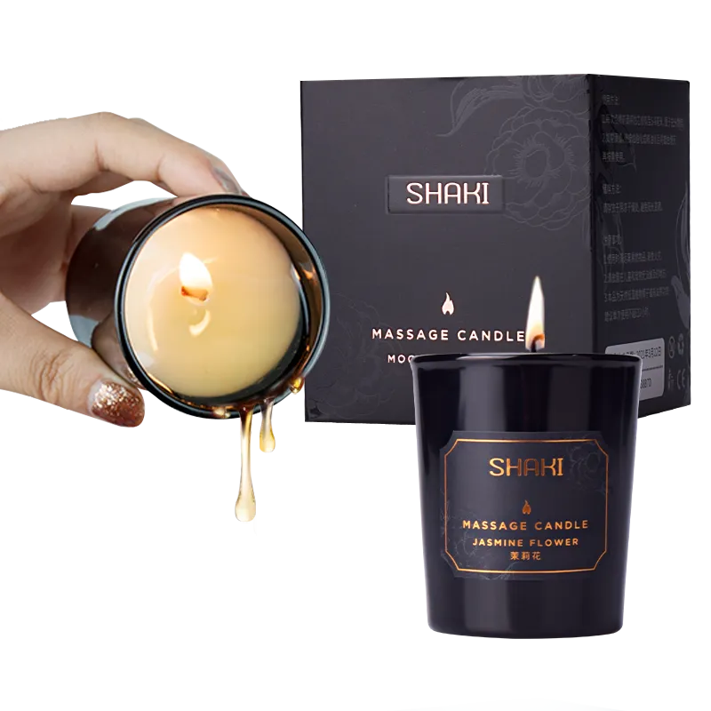 Shaki 60g Luxury Therapeutic Massage Wax Candle - Ideal For Relaxation and Skin Care