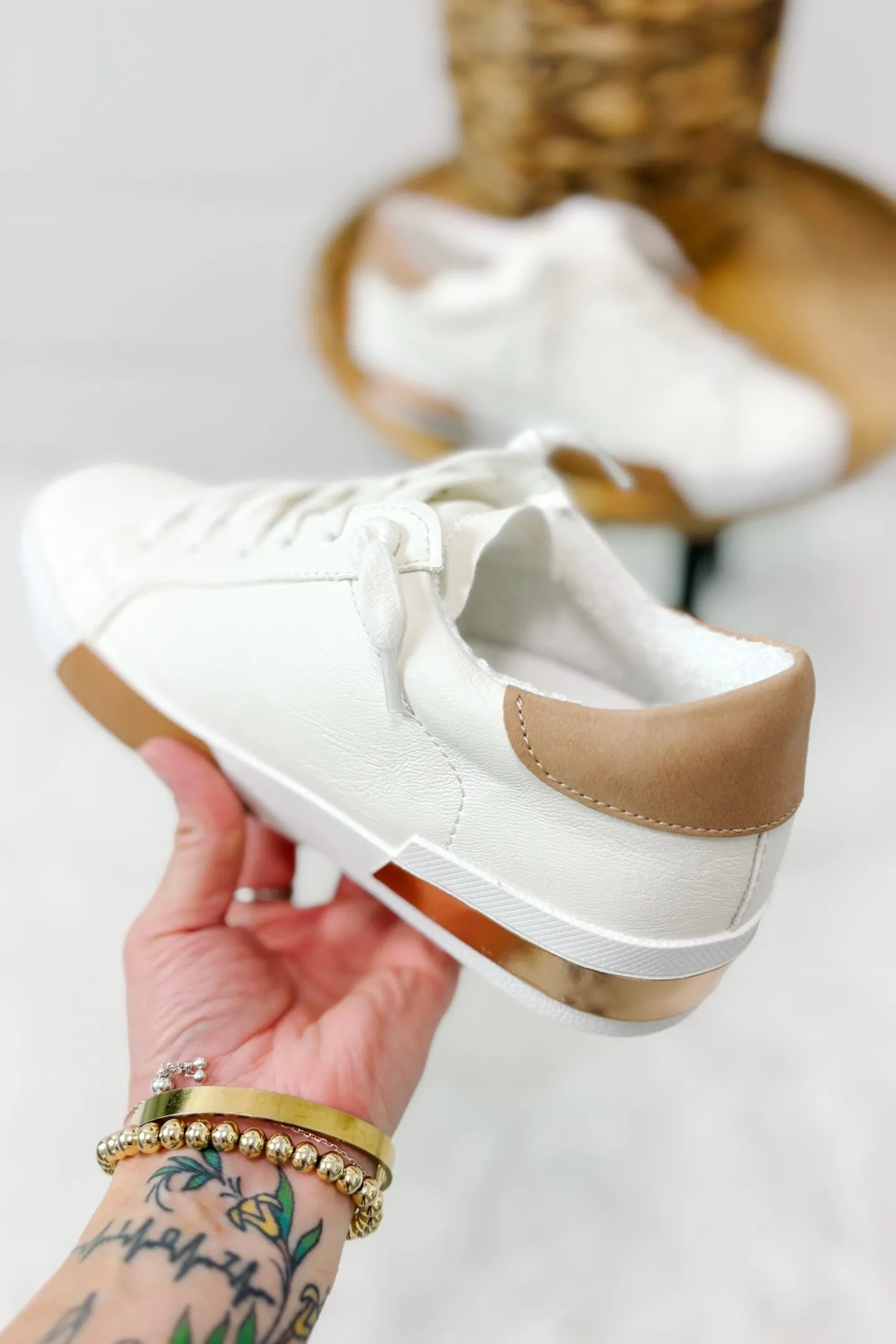 The Emmie Sneaker - Rose Gold