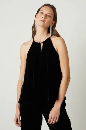 Velvet - Aleaha Top in Black