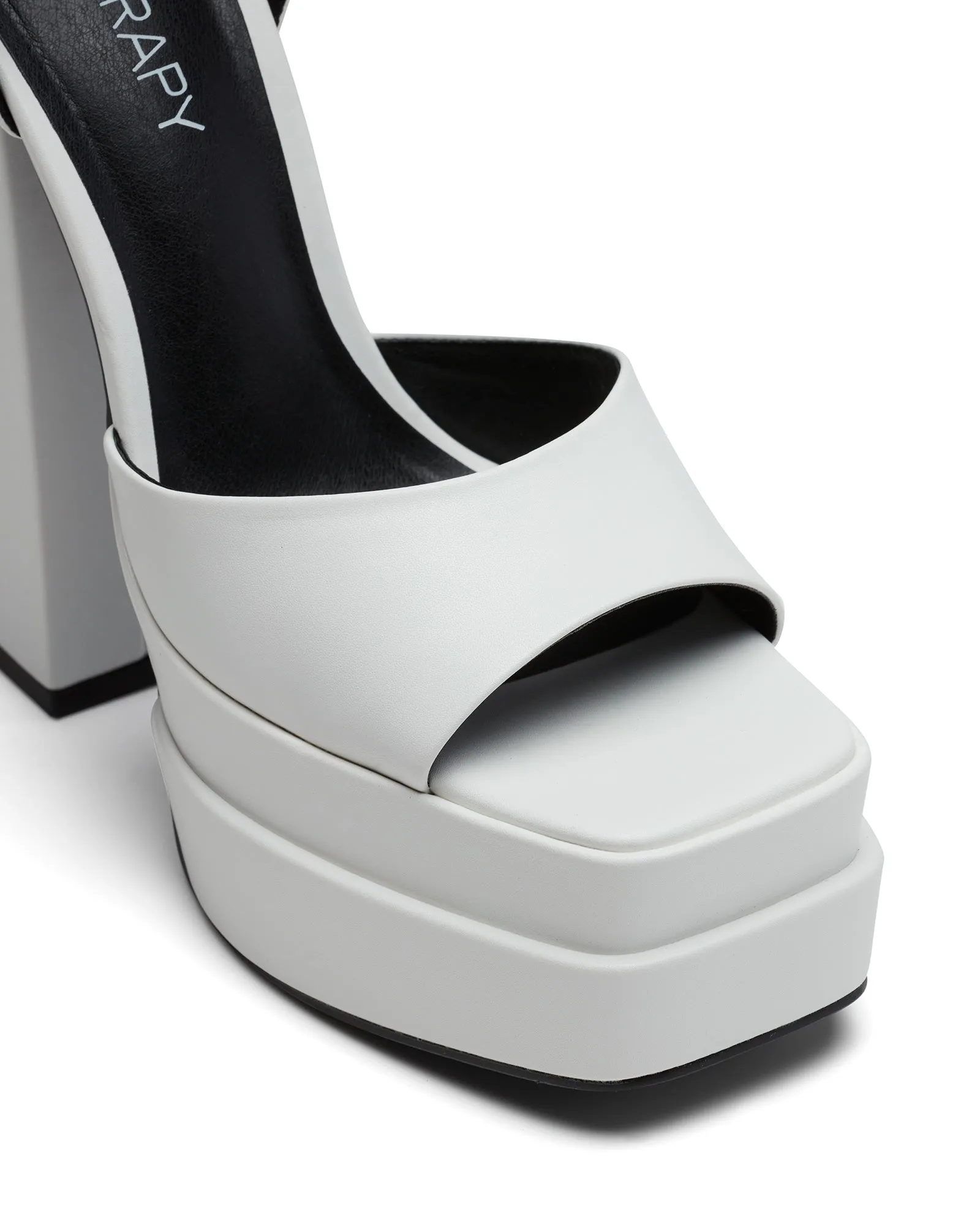 Virtue Platform Heel White