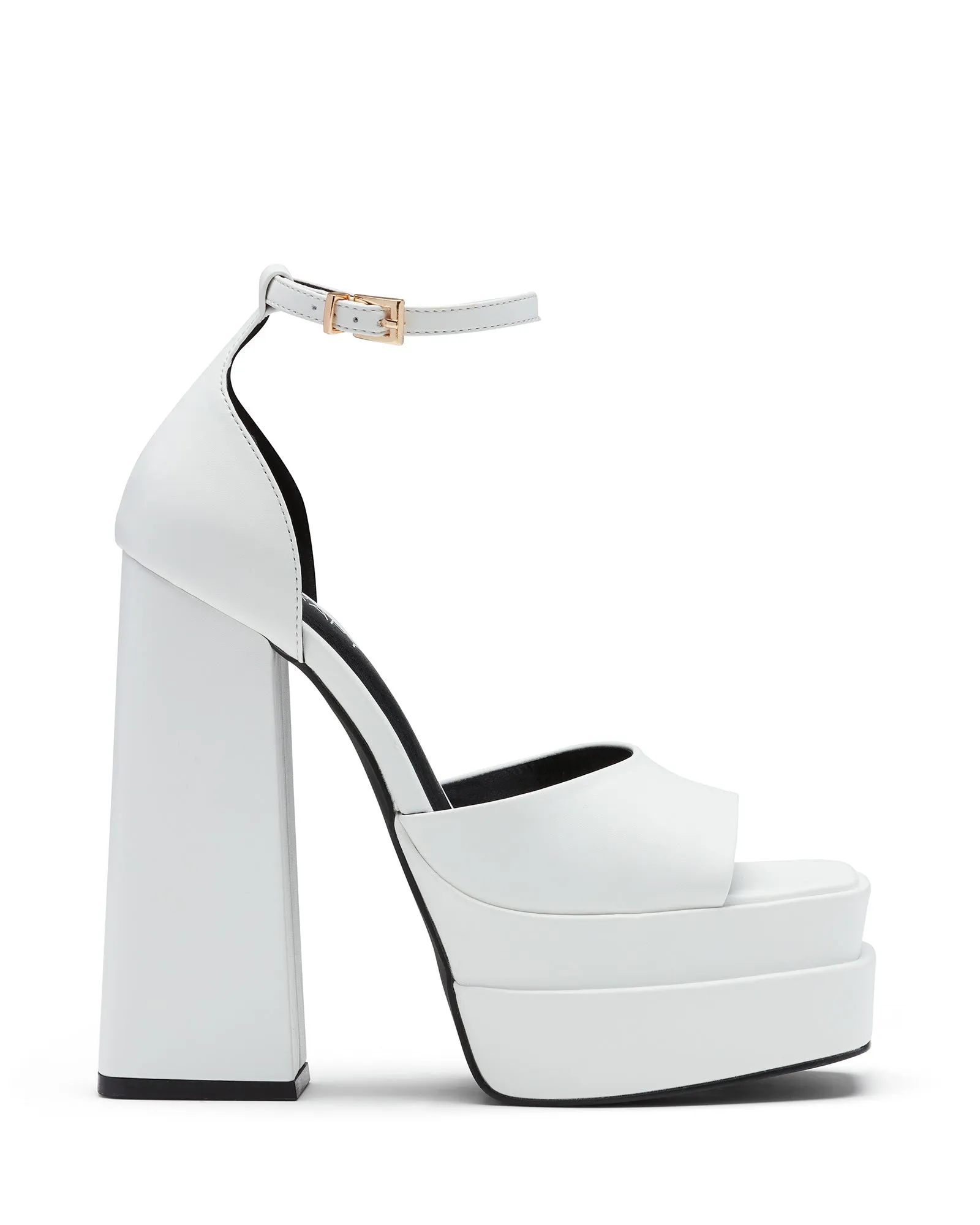 Virtue Platform Heel White